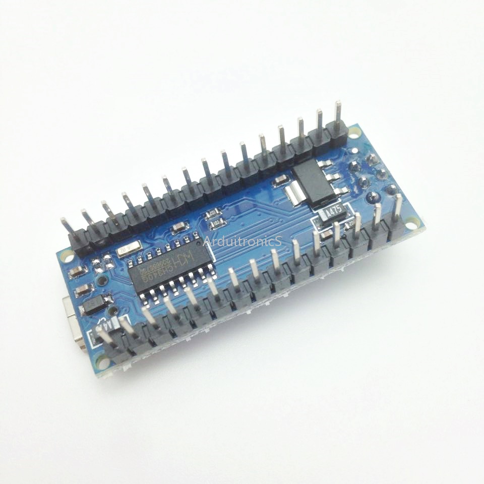 Nano V3 ATMega328P CH340G (mini USB) บัคกรีแล้ว + แถมสาย mini USB