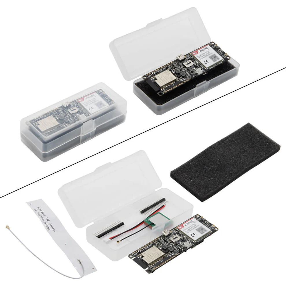 LILYGO T-A7608E-H (WiFi, BT, 3G/4G) with GPS พร้อมรางถ่าน 18650