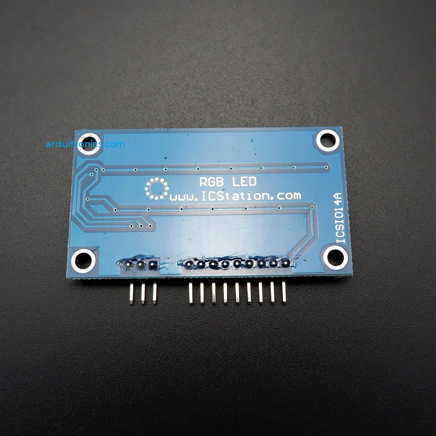 5050 RGB Full Color RGB 8 LED Module for Arduino (Blue PCB) - Arduino ...