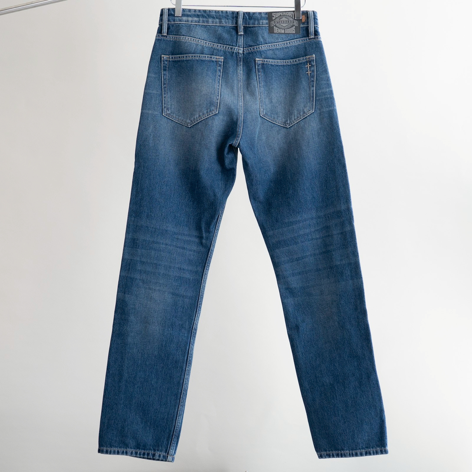 Superdry Merchant Straight Jean – Washed Indigo Vintage