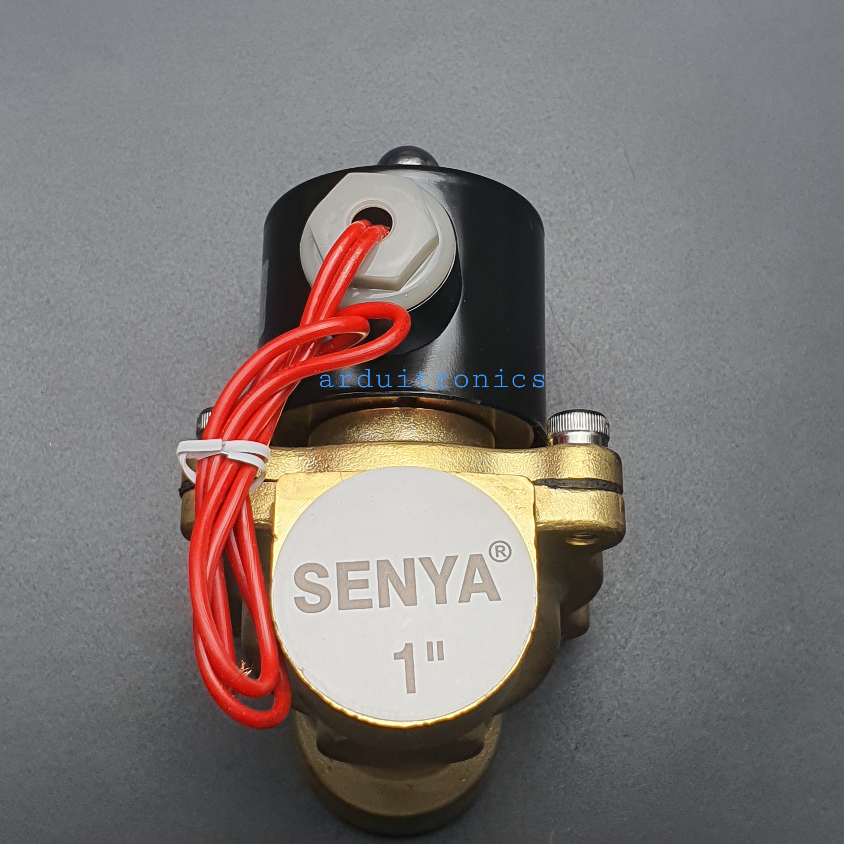 โซลินอยวาล์ว ทองเหลือง (Solenoid Valve Normally Closed) 8 หุน (1") 220VAC - ยี่ห้อ Senya 2W-250-25