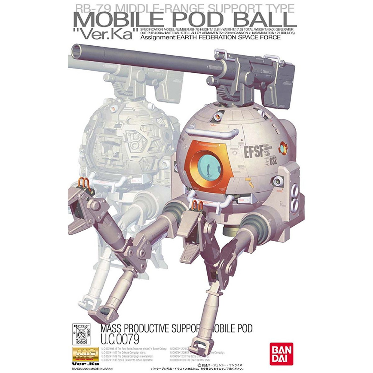 MG 1/100 RB-79 Mobile Pod Ball Ver. Ka