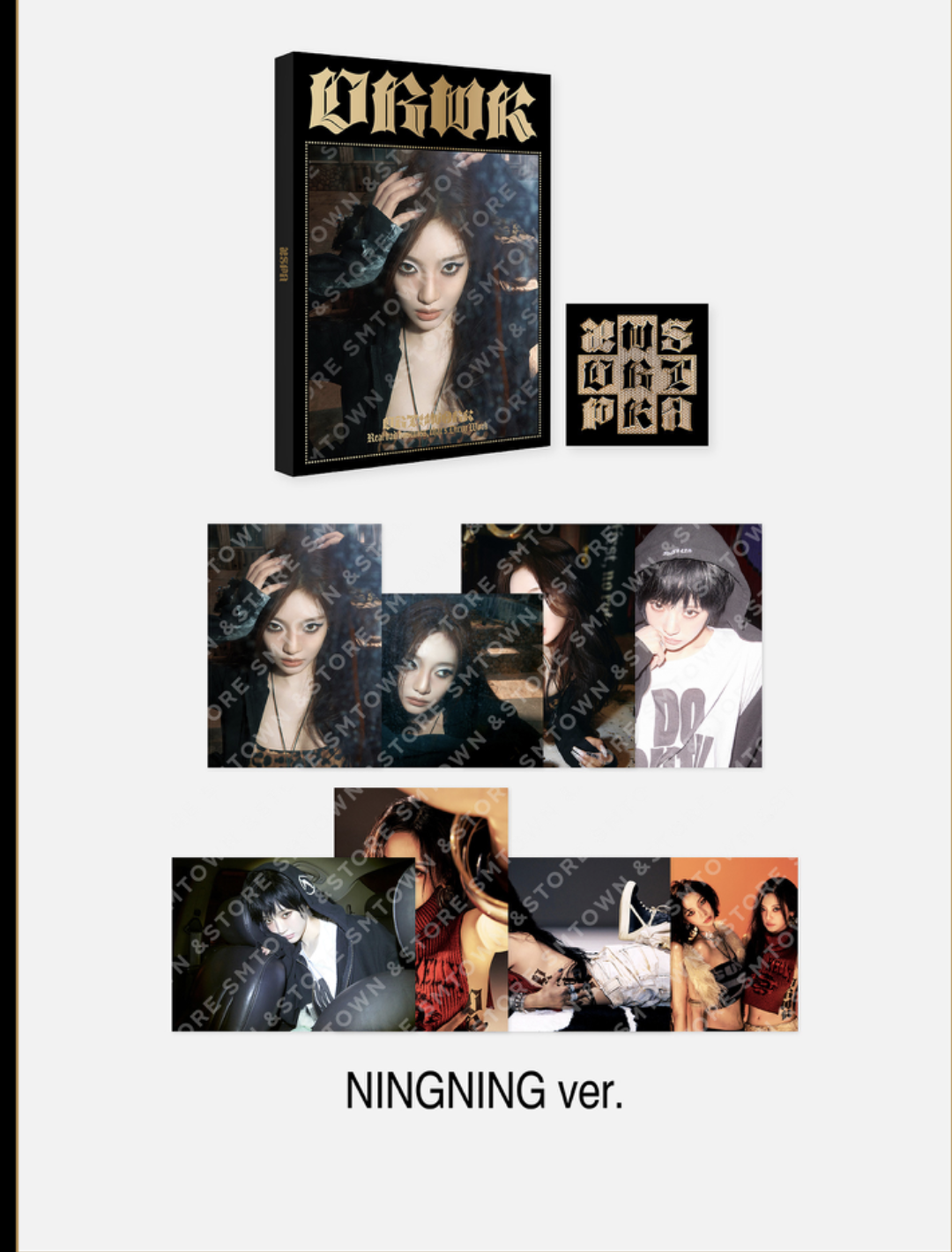 aespa - aespa 'Dirty Work'ALBUM MD รอบ PRE-ORDER. - POSTCARD SET - ningning