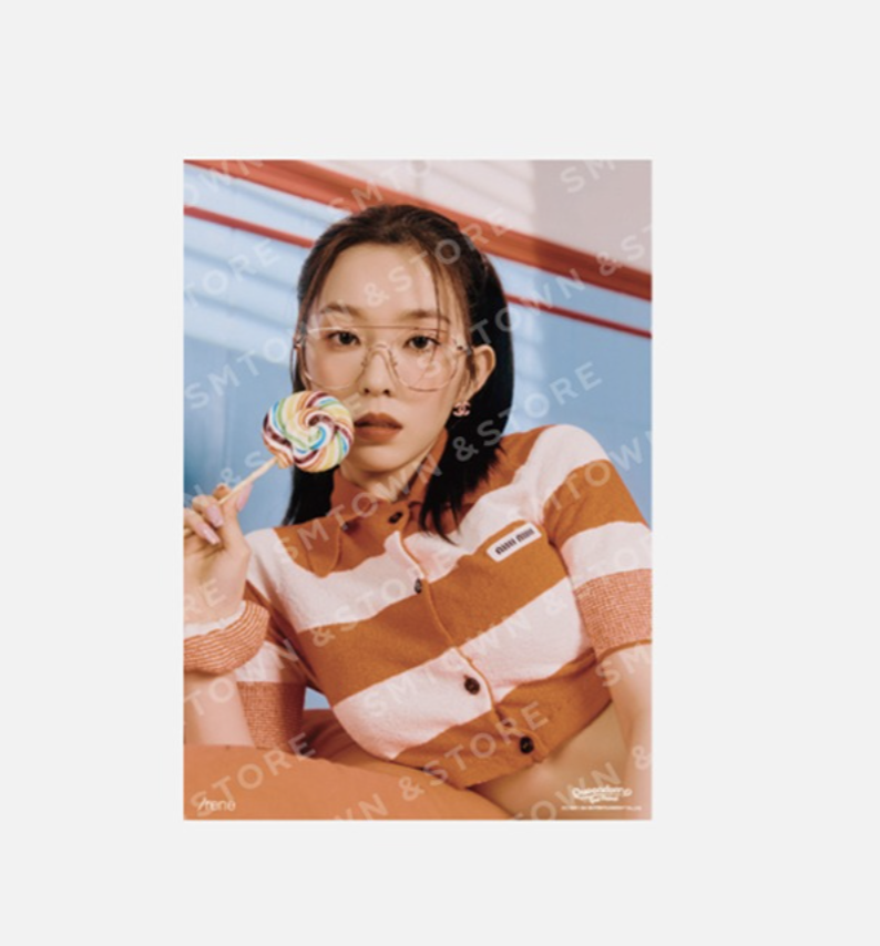Red Velvet - ของสะสม Red velvet The 6th Mini Album ‘Queendom’ - MD Collection - A4 photo ระบุ ชื่อที่ต้องการ