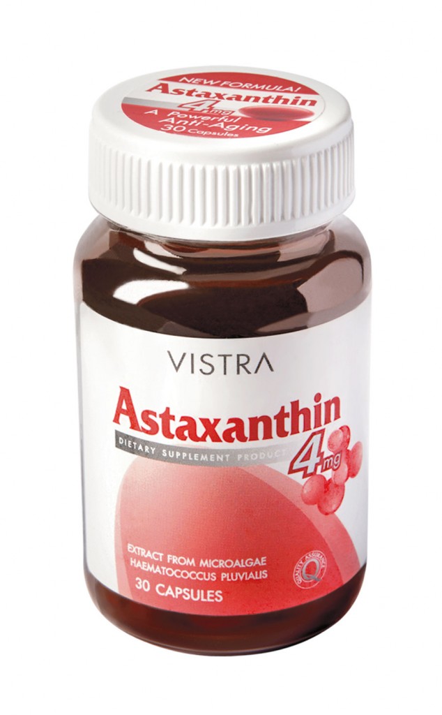 Vistra Astaxantin 4mg วิสตร้า แอสตาแซนธิน 30 แคปซูล