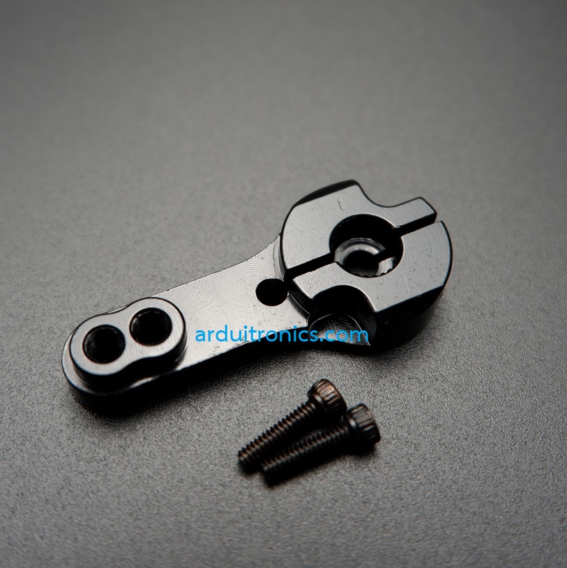 25T (สีดำ) Servo Metal Rocker (ใช้ได้กับ MG995 MG946R MG996R MG945 S3003)