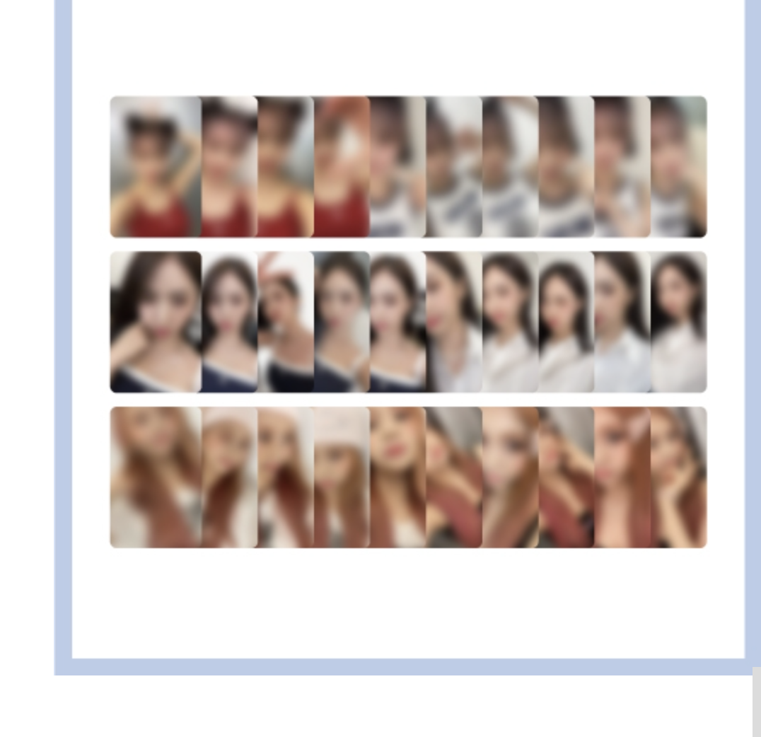 VIVIZ - 2022 VIVIZ FANMEETING [THE 1st VIVID DAYZ] OFFICIAL MD -TRADING CARD สุ่ม 5 ใบ - ส่งเรือ