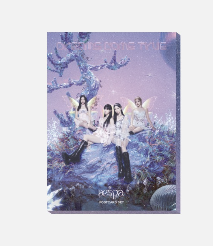 aespa - ของสะสม Aespa Dreams Come True MD - Postcard Book