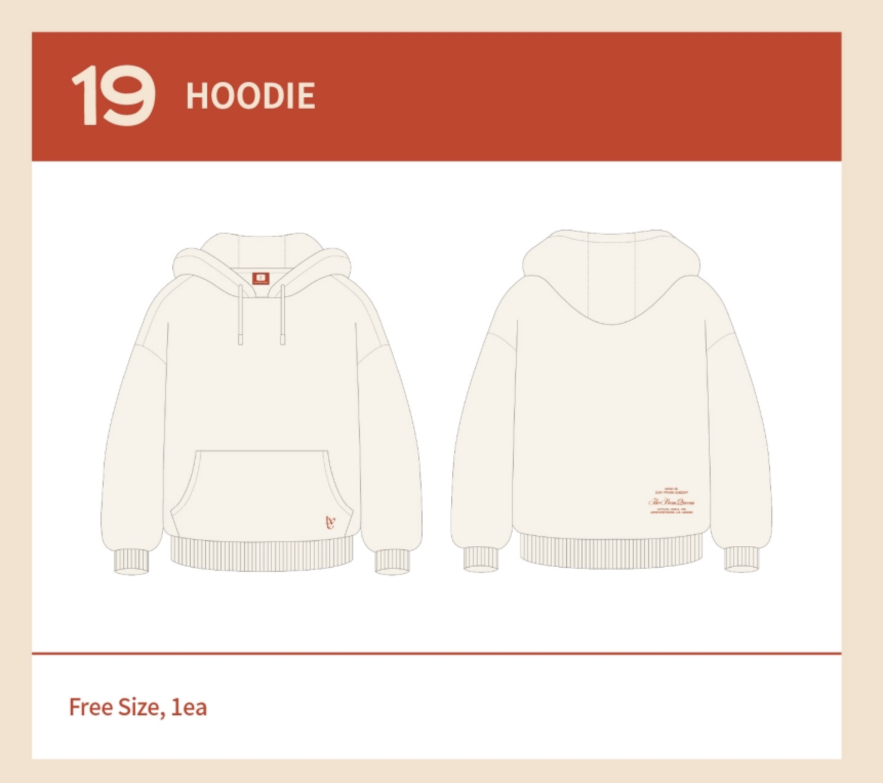 IVE - IVE THE FIRST FAN CONCERT The Prom Queens ของ สะสม - Hoodie