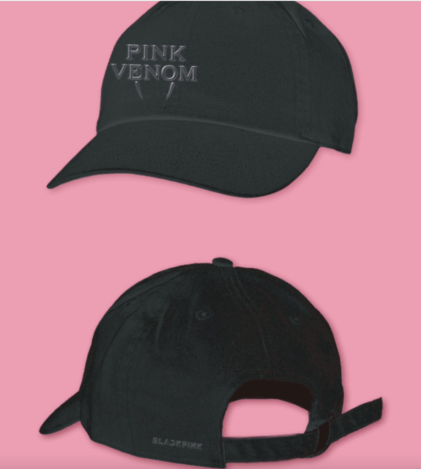 BLACKPINK -Pink Venom] Official Merch -Ball cap ระบุ สี ที่ต้องการ