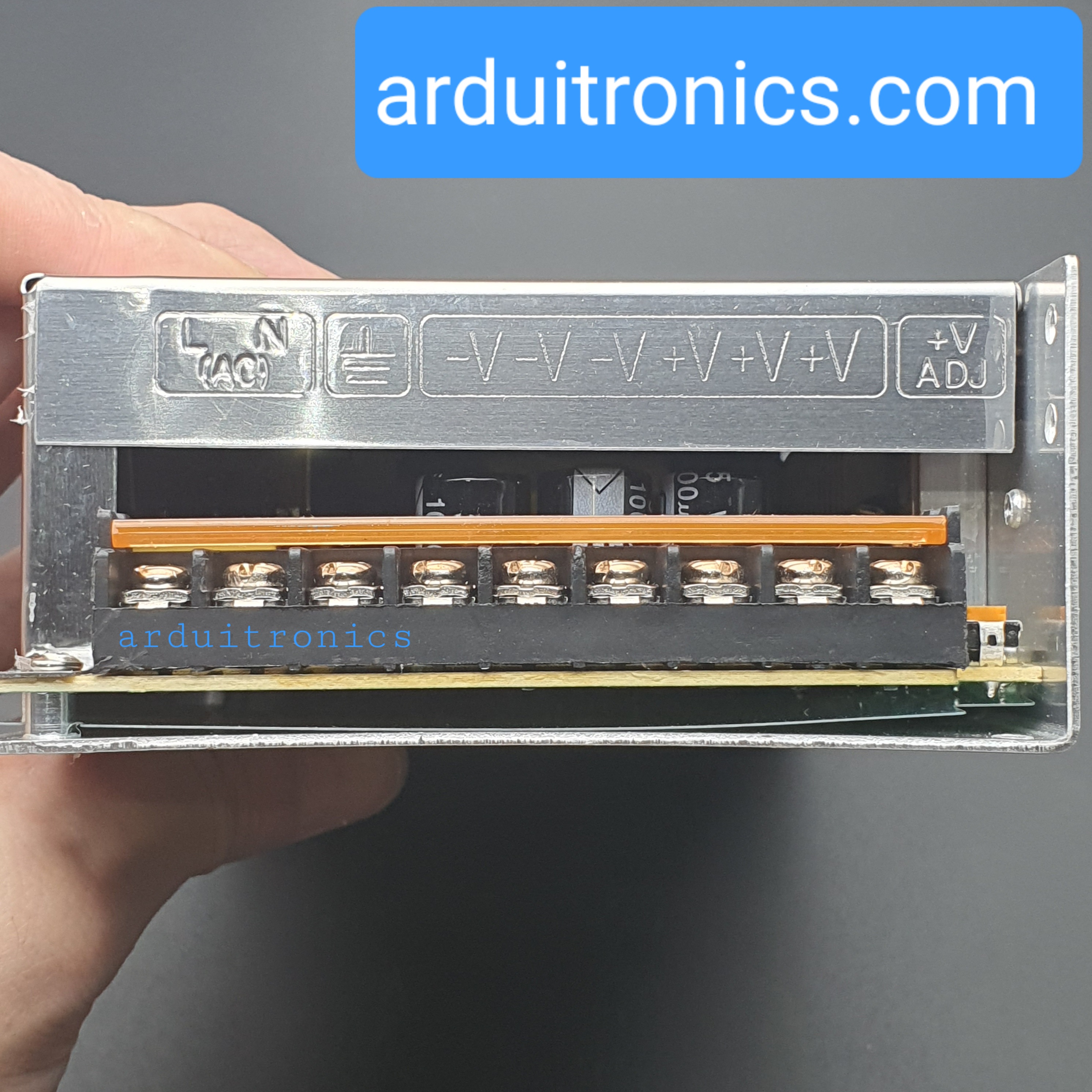 Switching Power Supply 24V 10A 240W DC (JCPOWER) + Fan Automatic