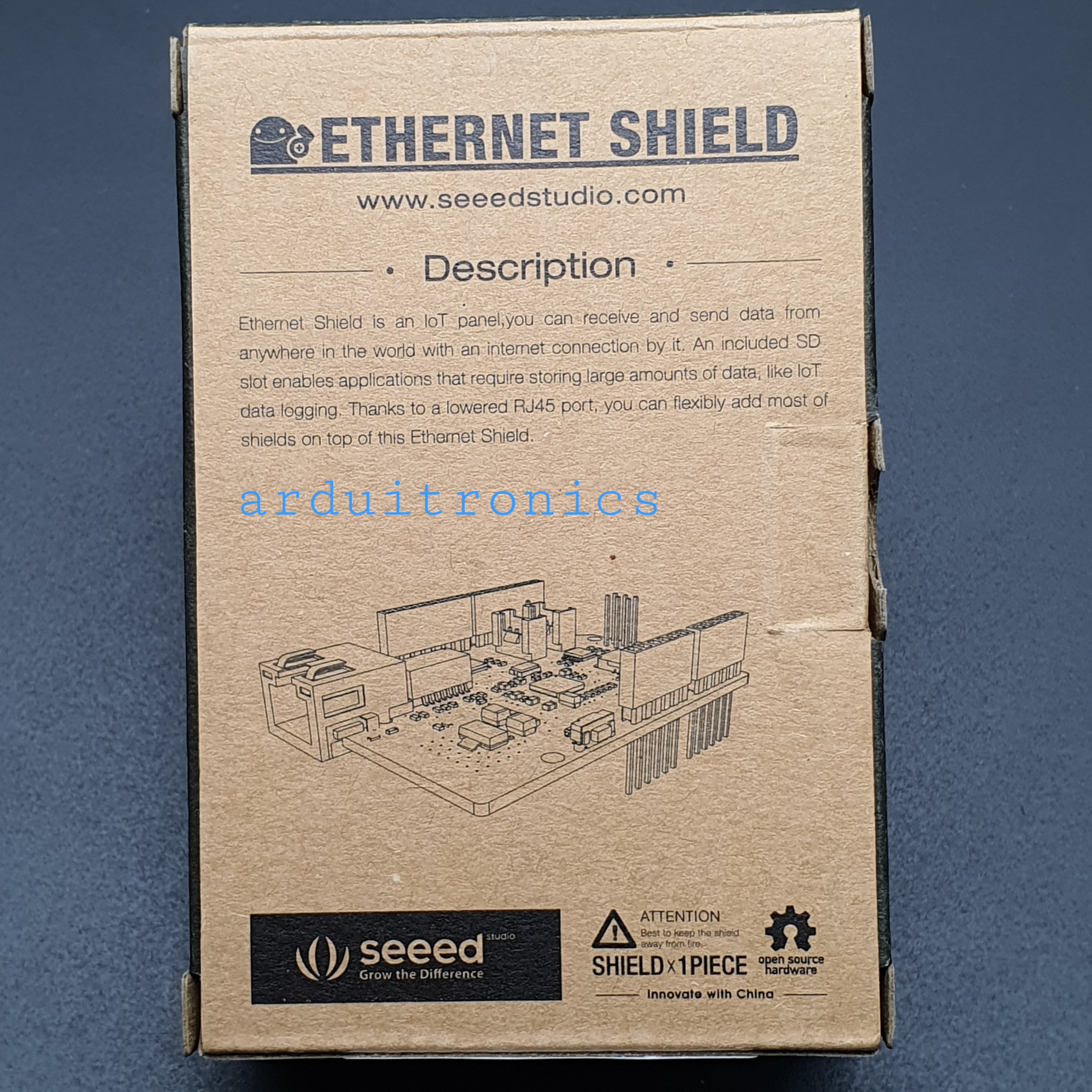 W5500 Ethernet Shield - ของแท้ Seeedstudio