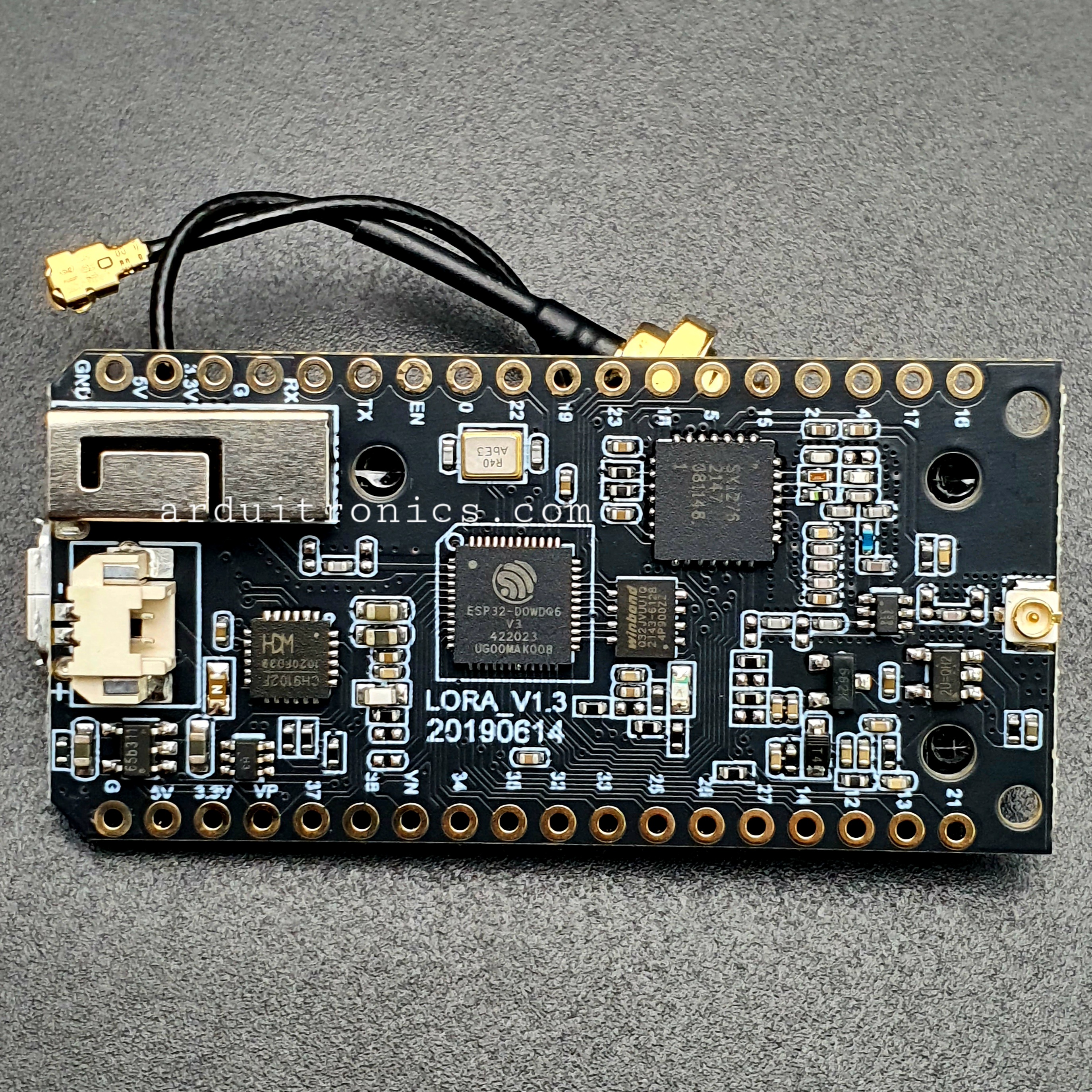 TTGO SX1276 V1.3 LoRa32 868MHz + ESP32 with OLED 0.96 inch (Blue Screen) + Antenna + Cable