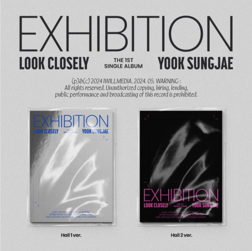 YOOK SUNGJAE - 1st Single Album [EXHIBITION : Look Closely] ปกสุ่ม - ส่ง เครืองบิน