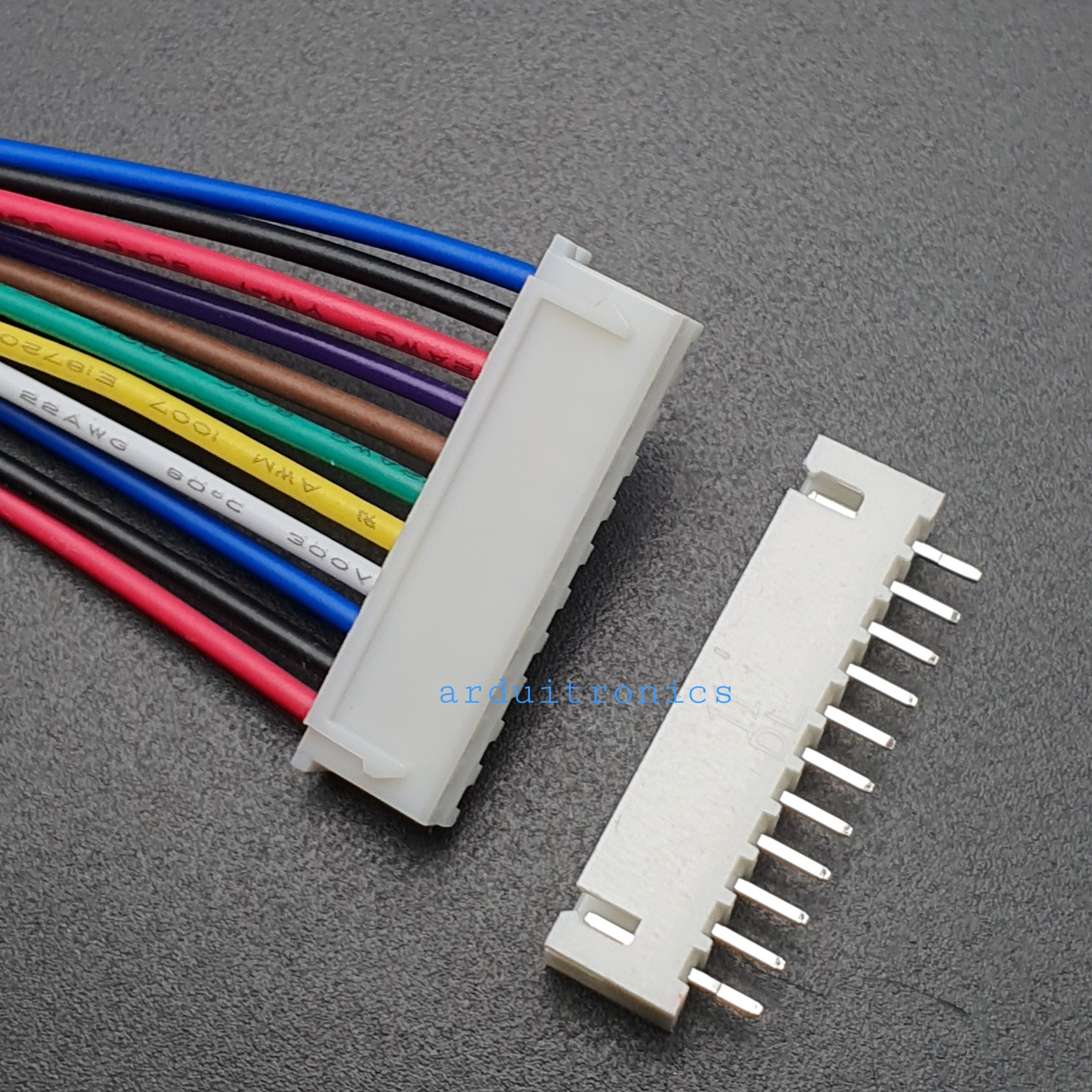 สาย XH2.54 Male Head 11P with Wire + Straight Pin Terminal