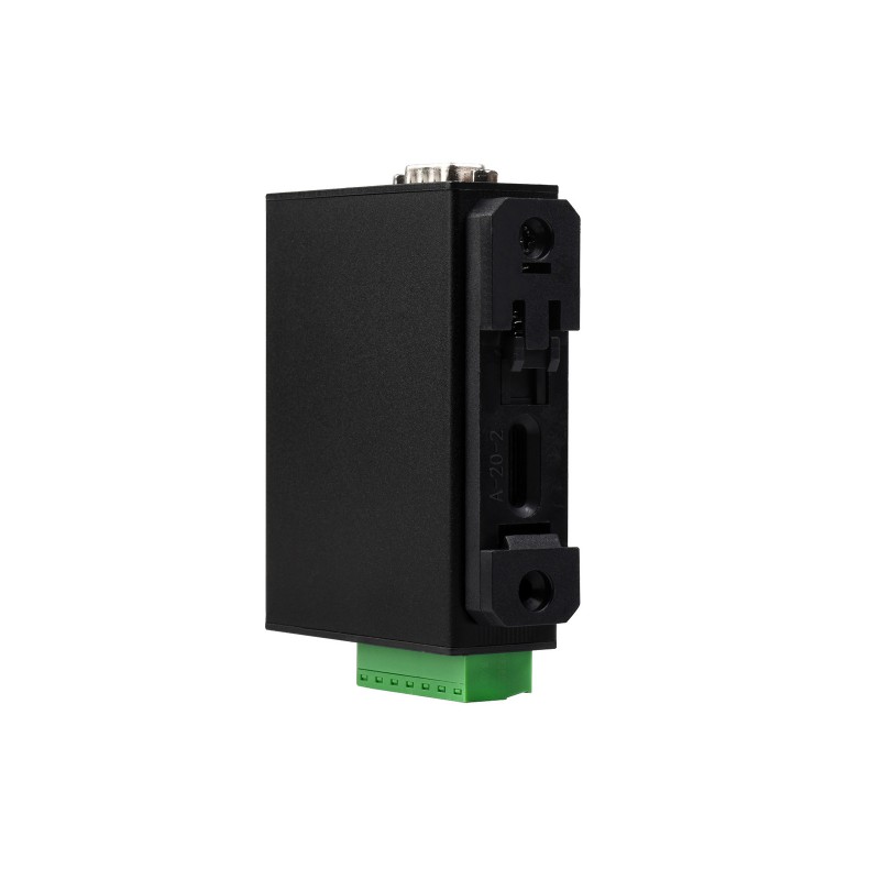 Rail-Mount Serial Server, RS232/485/422 to RJ45 Ethernet Module, TCP/IP to serial, POE Function Optional, with POE Function (ของแท้จาก Waveshare)