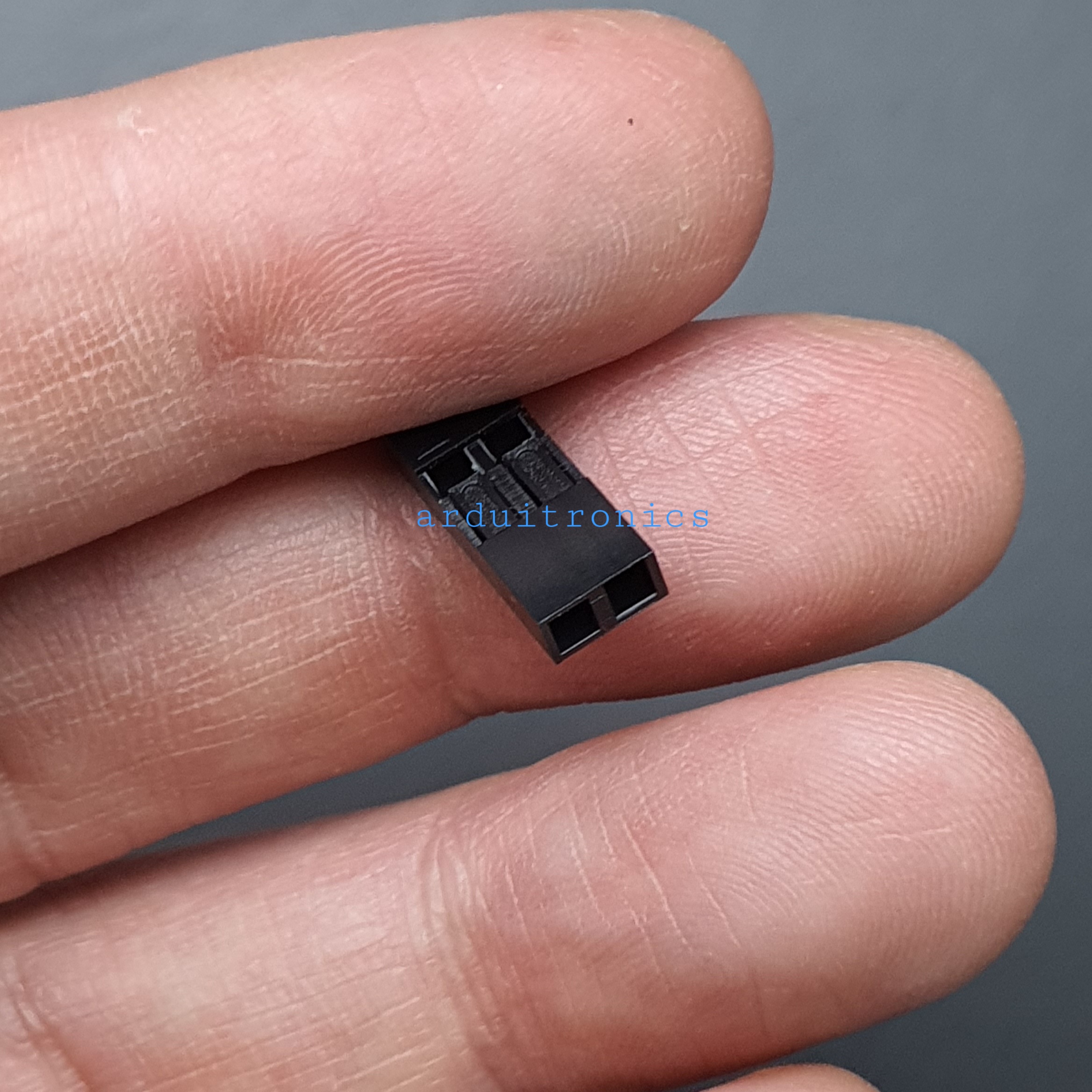 DuPont head shell 2.54mm หัวต่อสายไฟจัมเปอร์ 1x2 ระยะห่าง 2.54mm จำนวน 1 ชิ้น