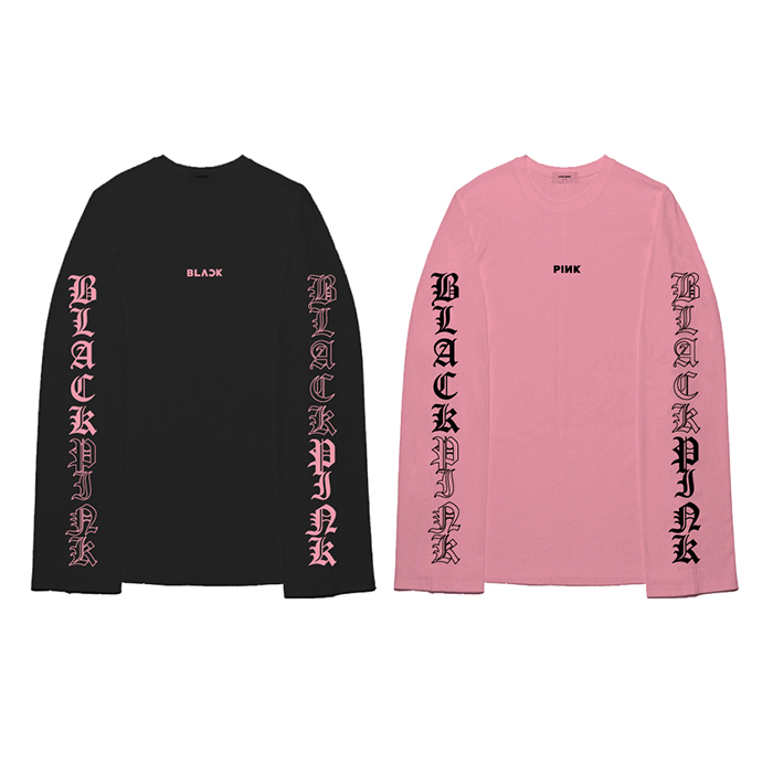 ของสะสม [SQUARE] BLACKPINK LONG SLEEVE T-SHIRTS สีดำ