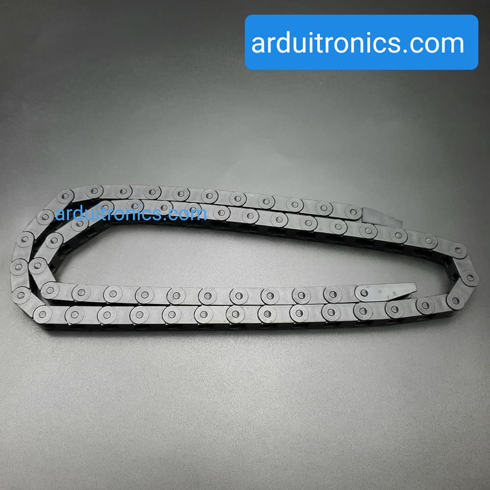 รางกระดูกงู ร้อยสายไฟ สำหรับ 3 Printer Chain Carrier Cable 7x7 (ขนาดเล็กยาว 1 เมตร)