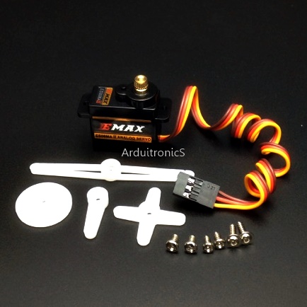 Mini Metal Gear Analog Servo for RC Model (EMAX ES08MA II 12g)