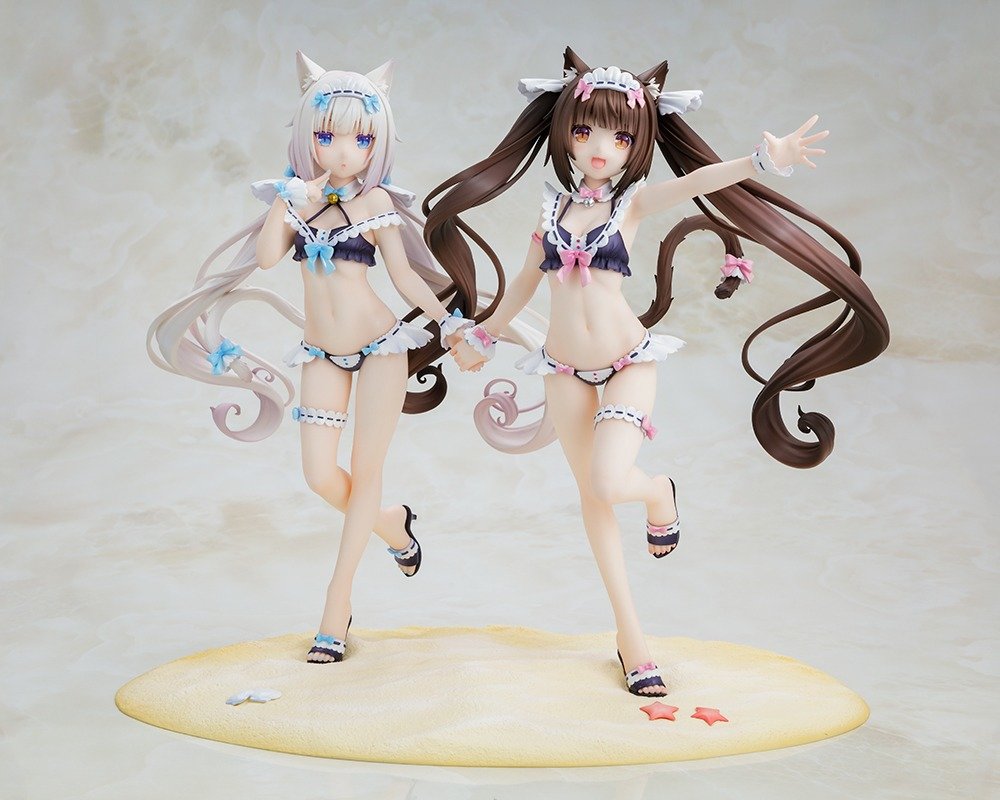 "Pre-Order" KDcolle 1/7 "Nekopara" Chocola & Vanilla Maid Swimsuit ver. KADOKAWA Special Set