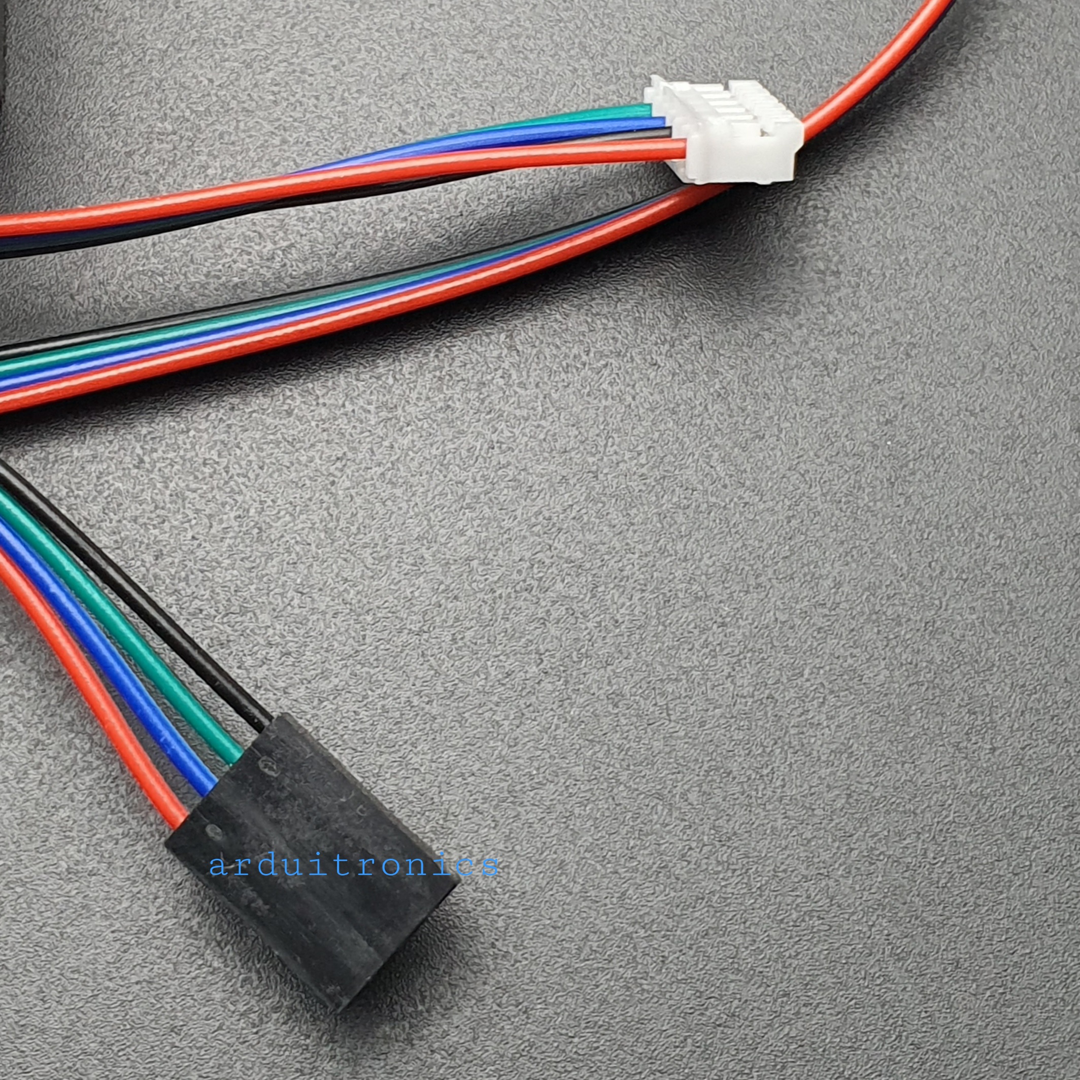 Stepping Motor แรงบิด 0.48 N.m - 1.8A (17HS8401S) สีดำ พร้อมสาย connector