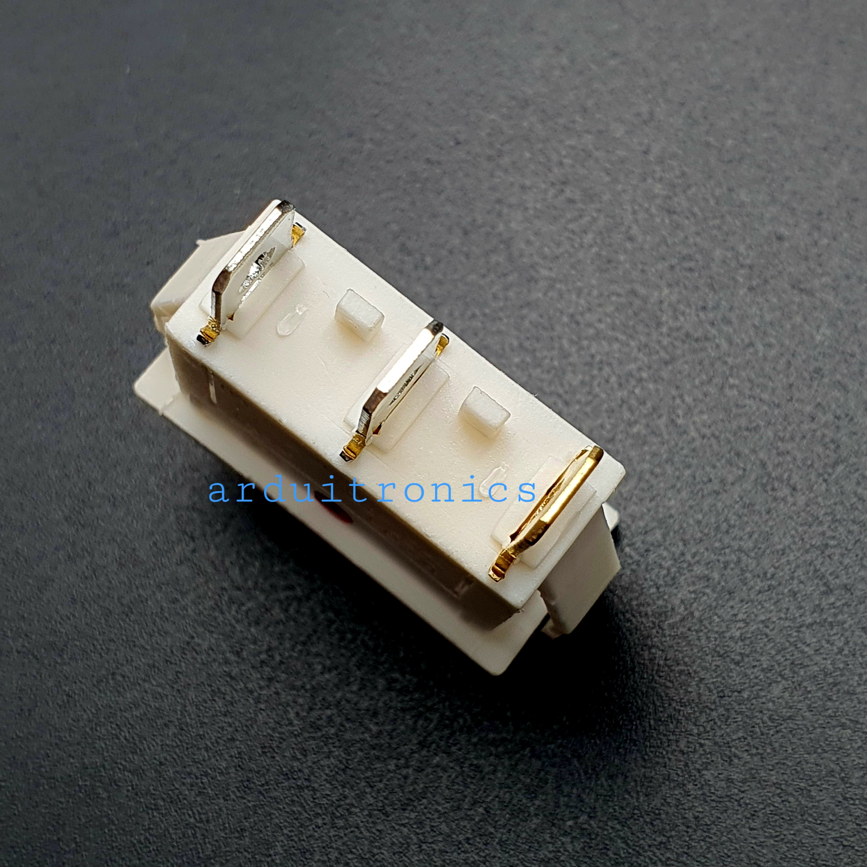 สวิตช์ไฟเปิด/ปิด KCD3-101N 15A 250VAC (3 ขา สีขาว-แดง)