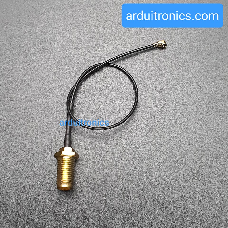เสาอากาศ Antenna IPEX to SMA Female Head Outer Screw Inner Hole IPEX Terminal เสาอากาศสำหรับ WIFI / GSM / 3G / GPS / 4G Module Cable Size 15 cm