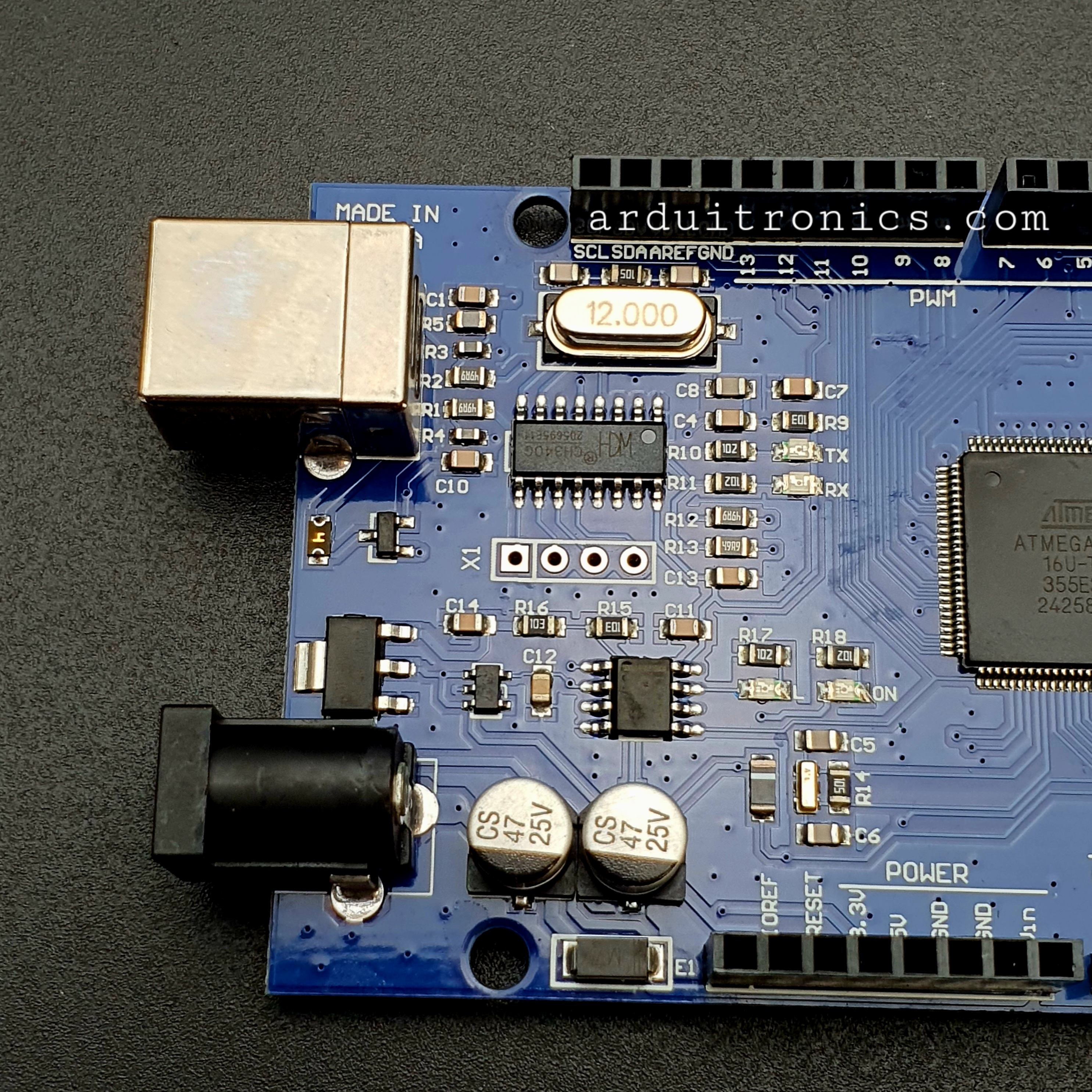 Arduino MEGA 2560 R3 รุ่นใช้ชิป CH340 (แถมสาย USB)