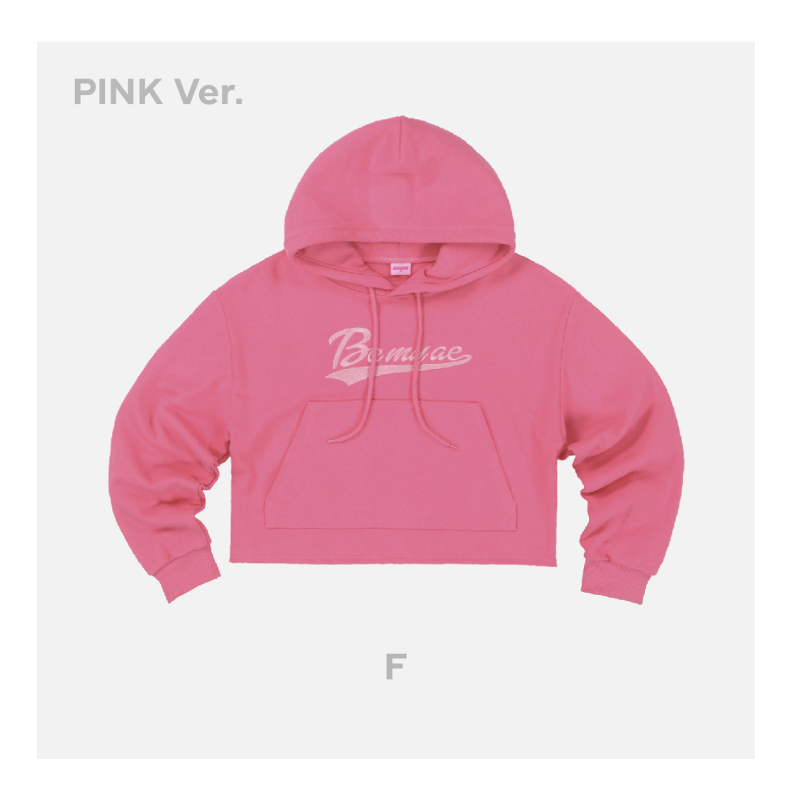 aespa -[Come to MY illusion] - pop u p - Cropped hoodie แบบสีชมพู