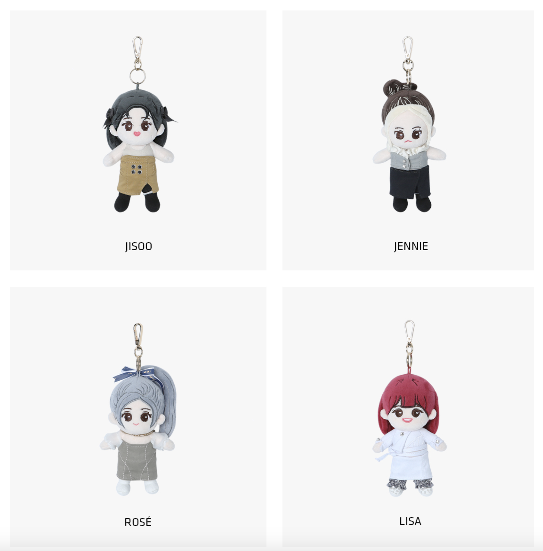 BLACKPINK - [H.Y.L.T] -BLACKPINK CHARACTER KEYRING ระบุ แบบ ที่ต้องการ