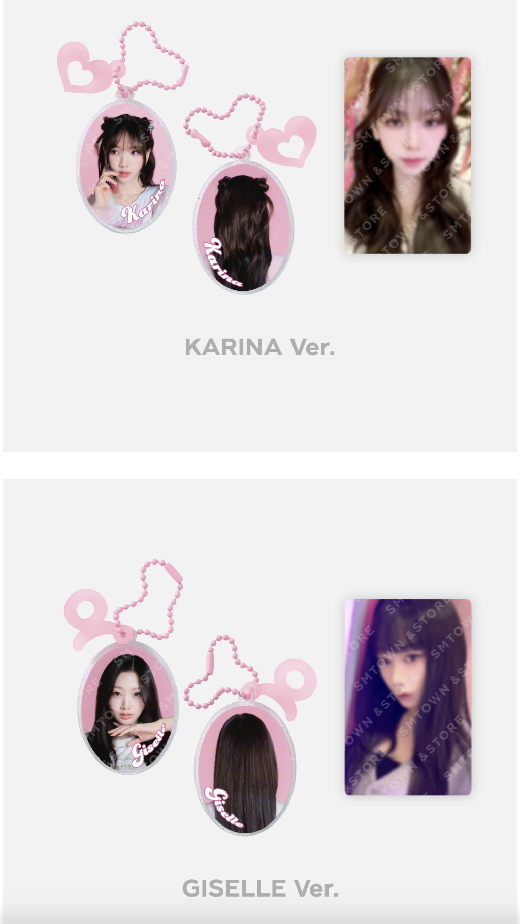 aespa -2023 aespa POP-UP – Come to MY illusion MD - ACRYLIC KEY RING SET - ระบุชื่อ ที่ต้องการ