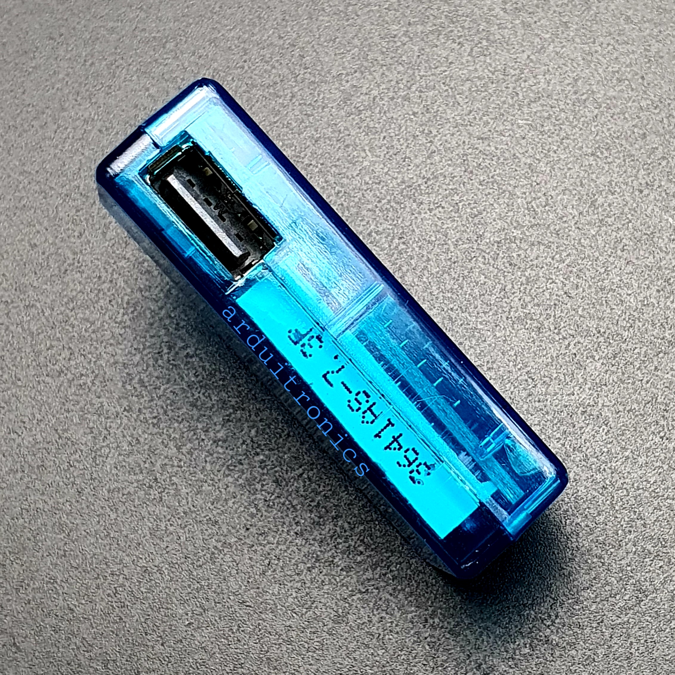 LED USB Mobile Power Charging Current Voltage Tester ยูเอสบีวัดแรงดันไฟฟ้า สีฟ้า