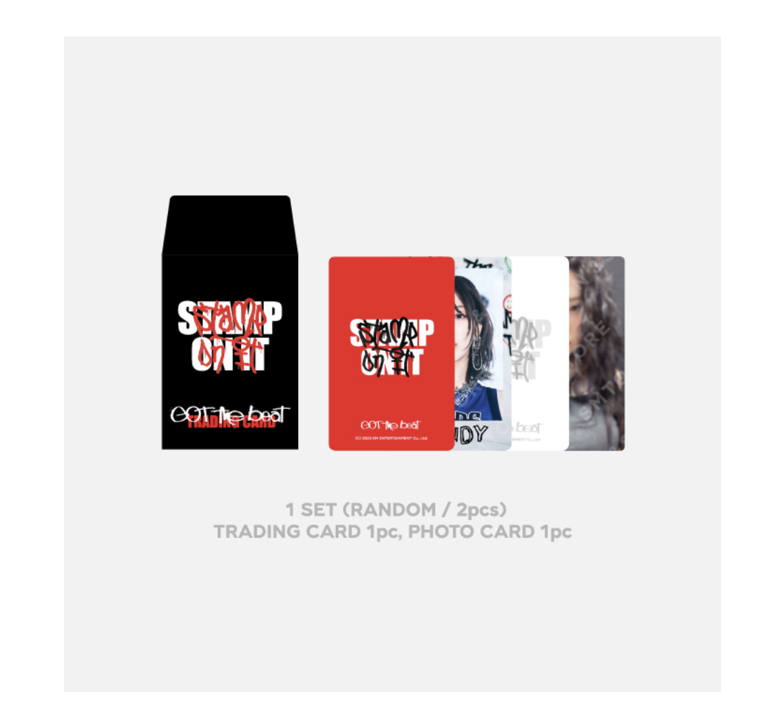 GOT the beat -GOT the beat The 1st mini Album - 'Stamp On It' MD Collection] - ของสะสม RANDOM TRADING CARD SET สุ่ม