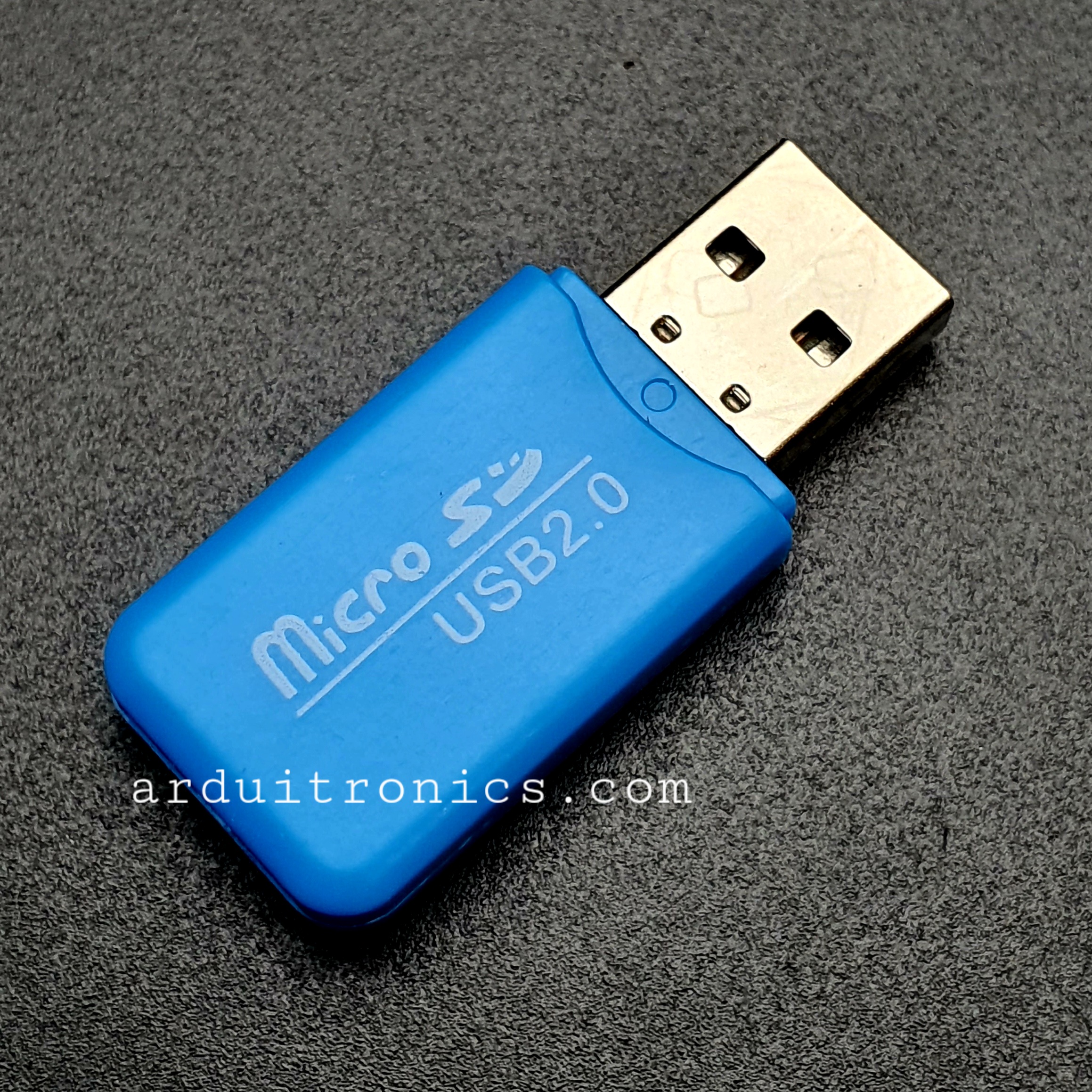 USB2.0 microSD Card Reader/Writer (microSD Card Adapter) - สุ่มสี คละสี