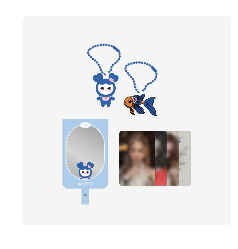 TWICE - TZUYU "abouTZU" Official Merch ของสะสม Phone Tab & Soft Keyring