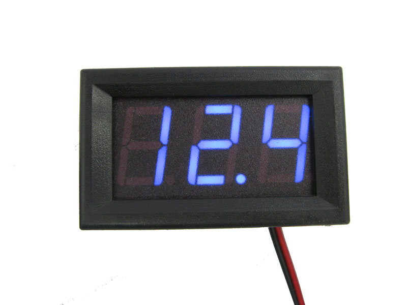 DC Digital Voltmeter Module 0.56" DC4.5V-30.0V (Blue Color)