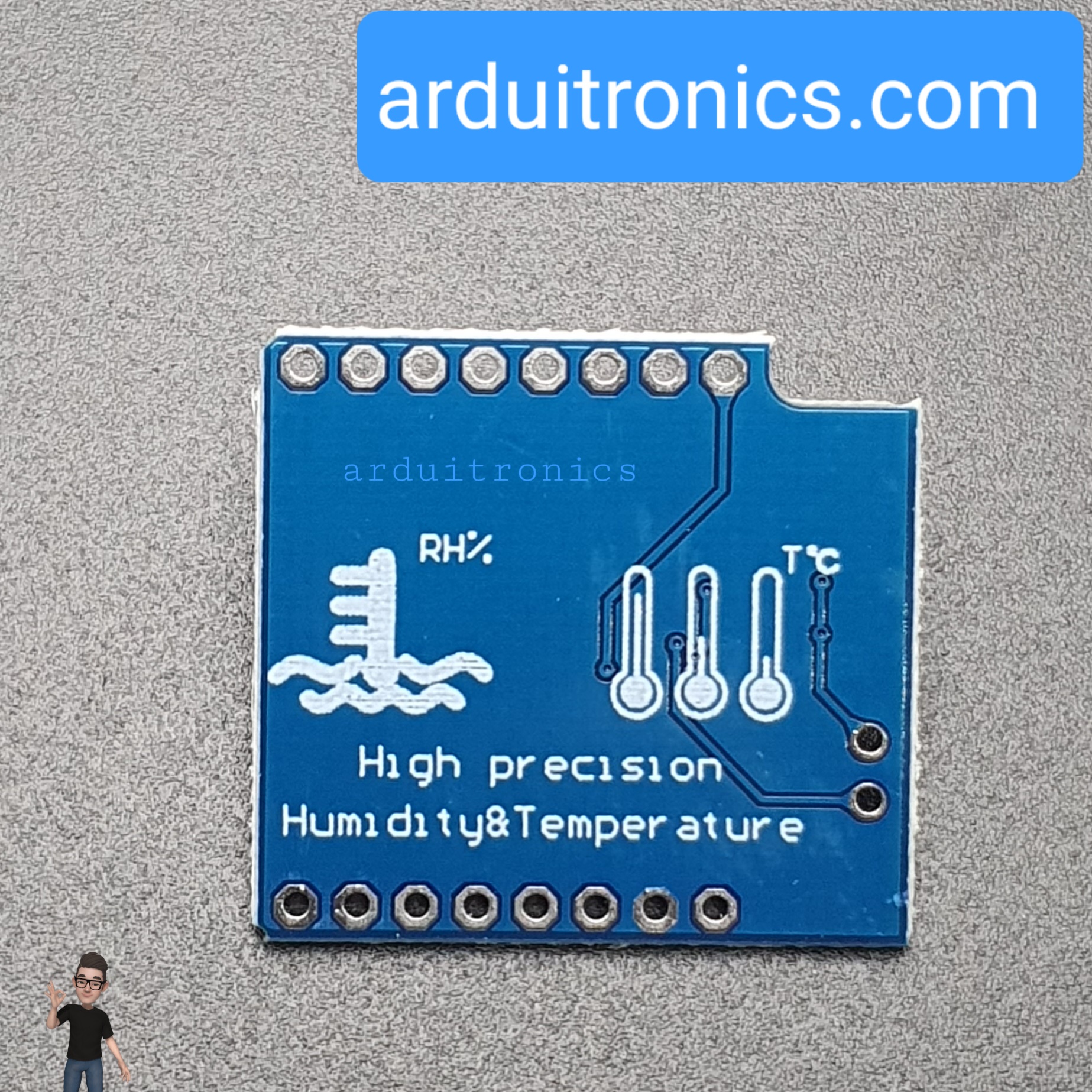 SHT30 Shield for WeMos D1 mini SHT30 I2C Digital Temperature and Humidity Sensor Shield