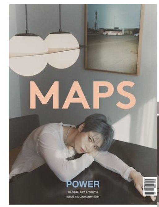 นิตยสาร Maps 2021.01 A Type หน้าปก Kim Jae Joong