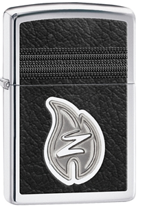 zippo ZIPPO 28800 Zippo flame on a leather