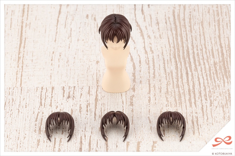 Kotobukiya Sousai Shojo Teien 1/10 After School Short Wig A [White & Chocolate Brown]