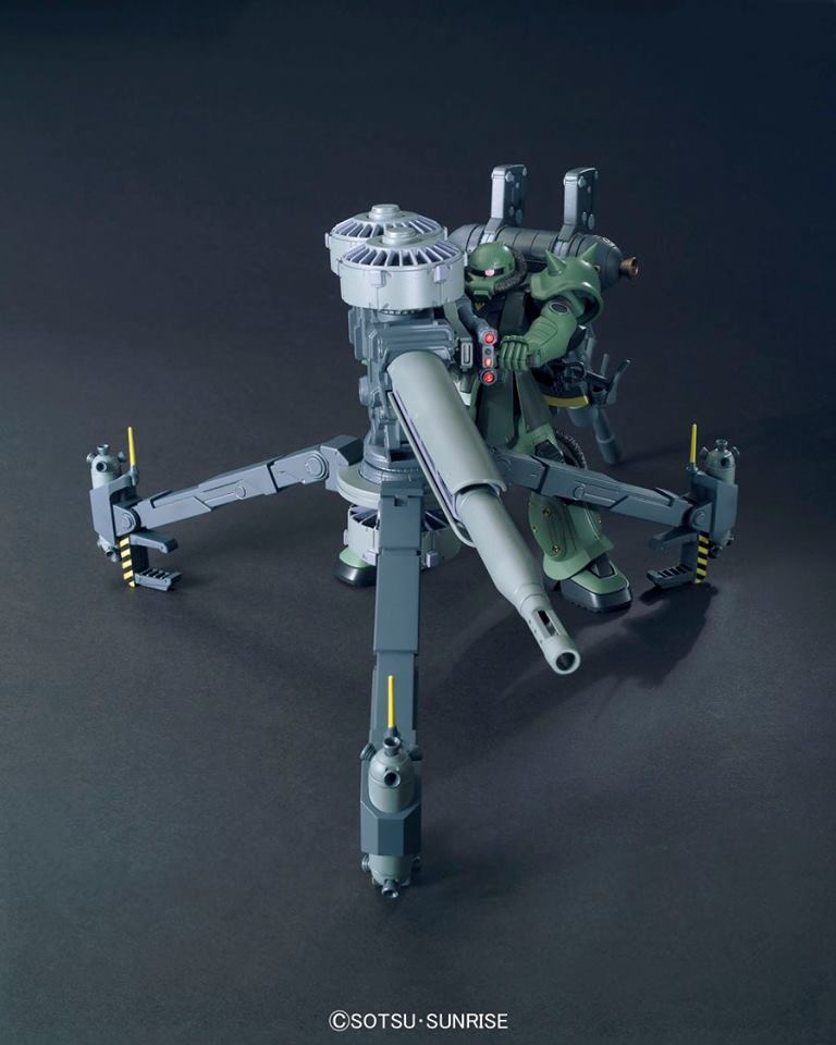 HG 1/144 MS-06 Zaku II + Big Gun Set (Gundam Thunderbolt Ver.)