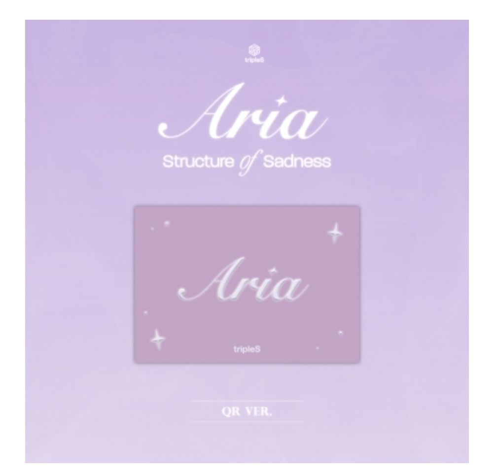 tripleS - Single Album [Aria <Structure of Sadness>] แบบ QR ver. - ส่งเครืองบิน