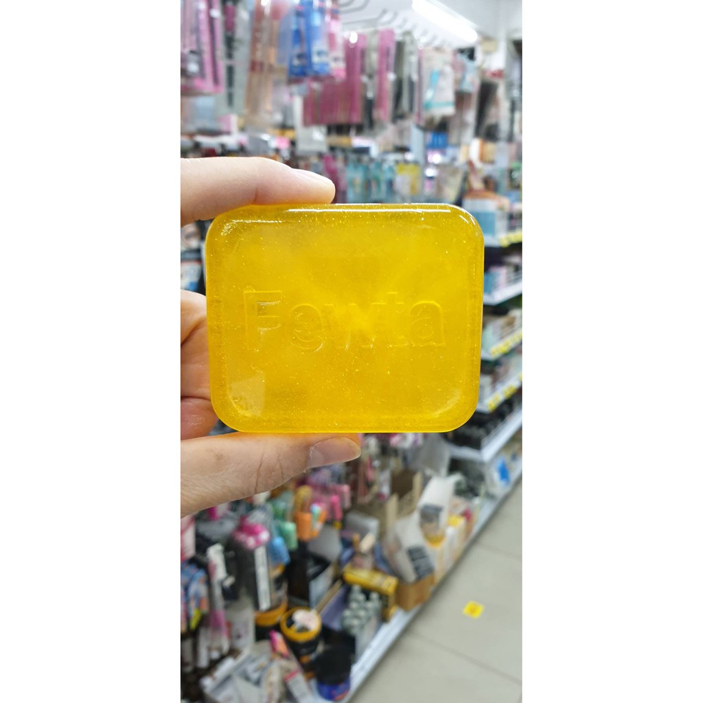 Fewta ฟิวต้า สบู่น้ำผึ้งทองคำ เพื่อผิวใส 100 กรัม 1 ก้อน