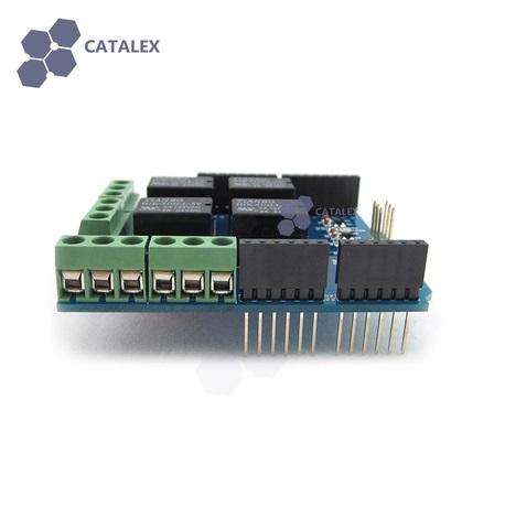 4 Channel Relay Shield for Arduino รีเลย์ 4 ช่อง
