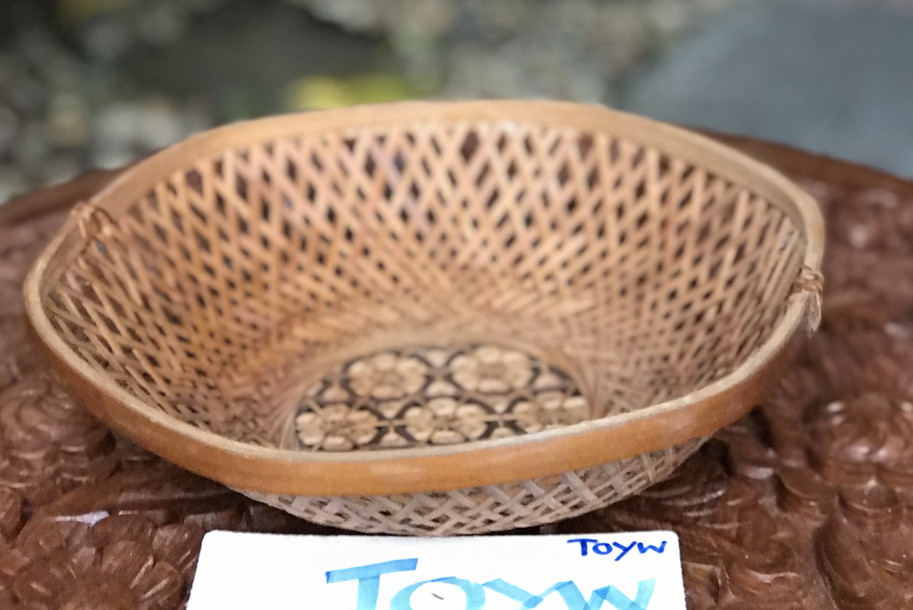 เริ่มต้น 100 บาท งานเก่าโบราณ งานไม้สานมือ ตะกร้าผลไม้ ถาดใส่อาหาร ขนม หรือของแห้งอื่นๆ