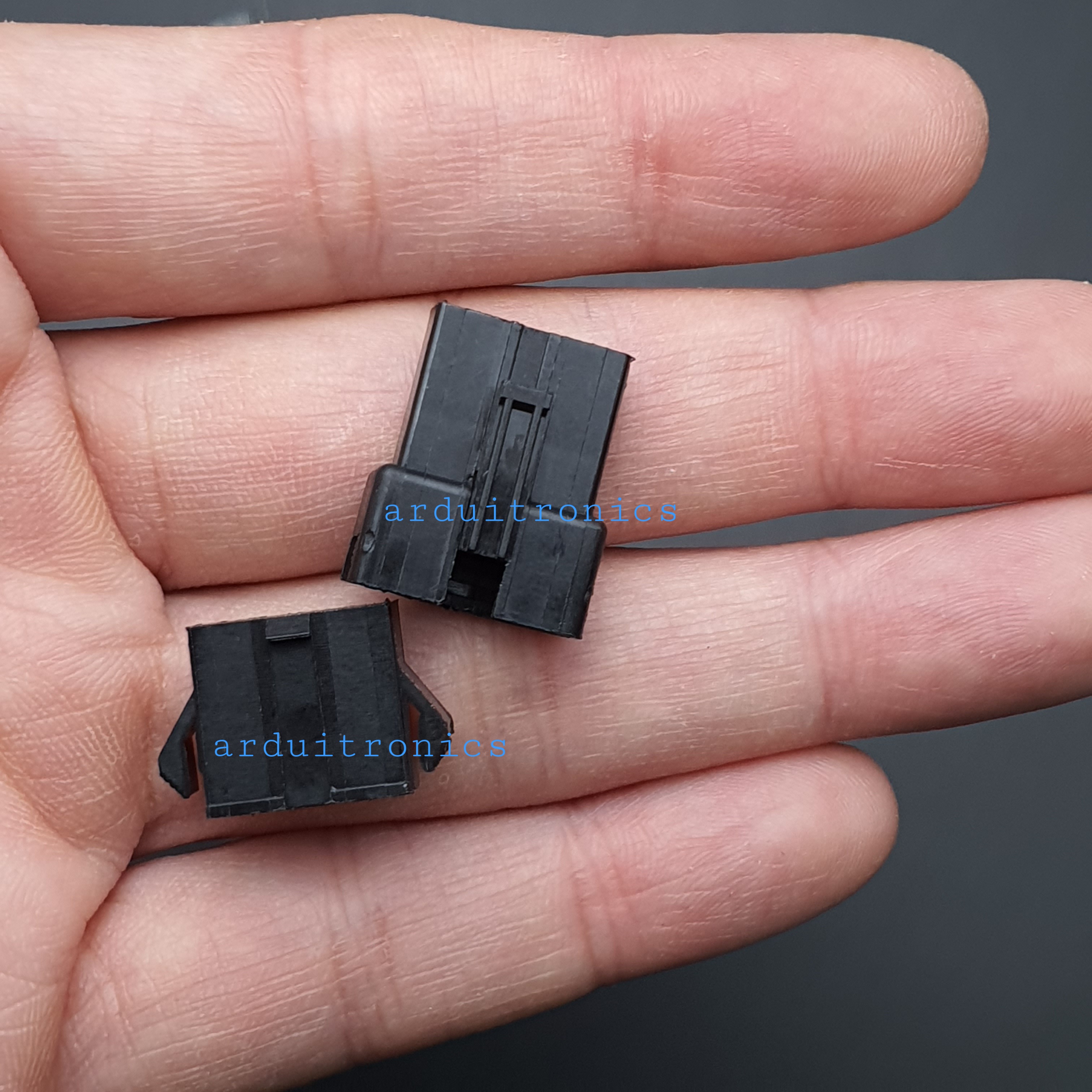 2.54mm 5 Pin Black Plastic Male Female JST-SM Housing Crimp Terminal Connector