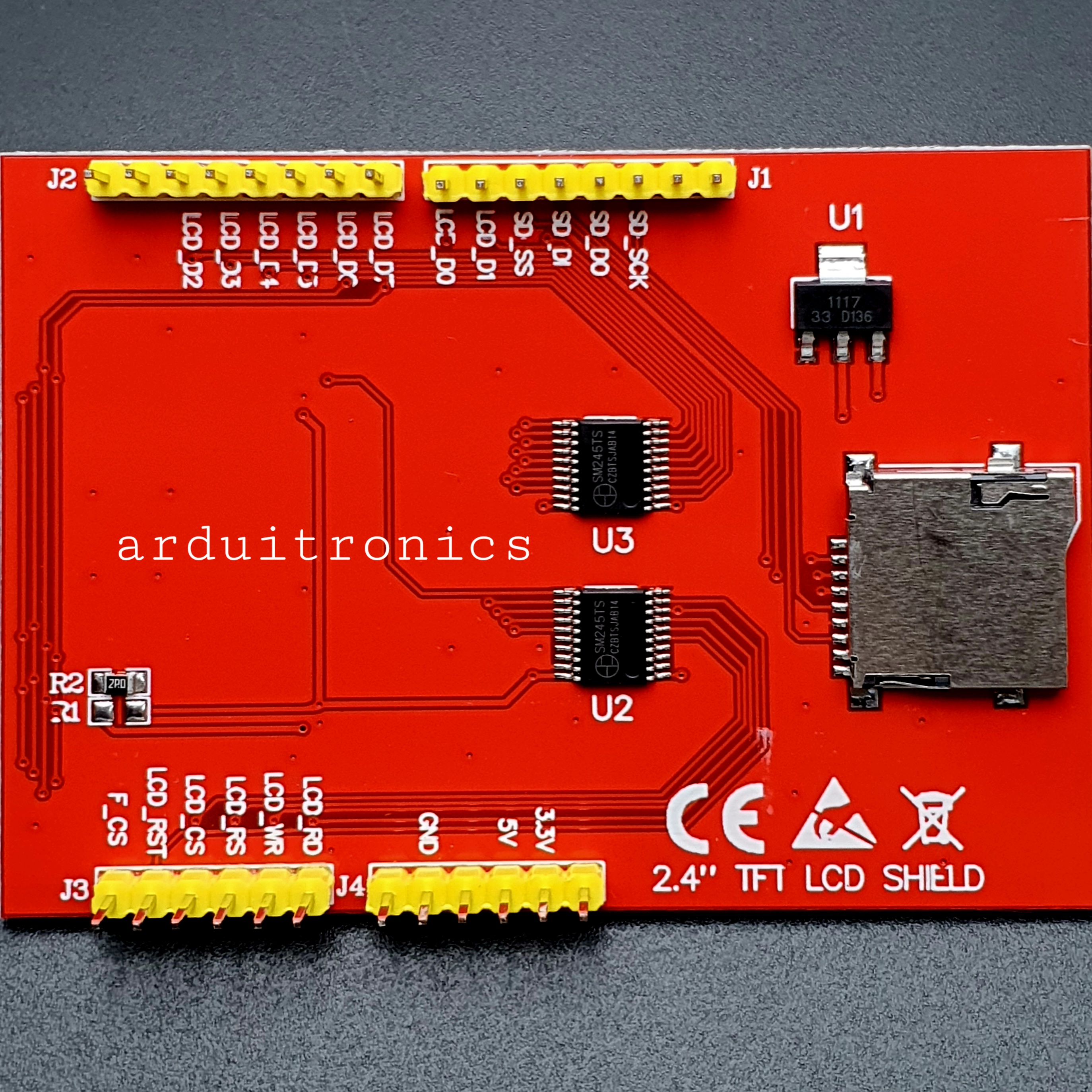 LCD TFT 2.4 inch Touch Screen Color Screen Module with Stylus (SD card) For Arduino UNO