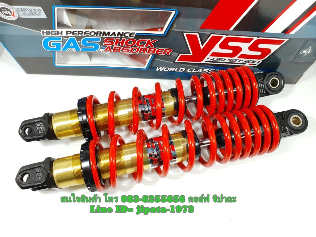 (PCX) โช้คอัพหลังคู่ YSS รุ่น DTG Plus สำหรับ Honda PCX,Nouvo Elegance