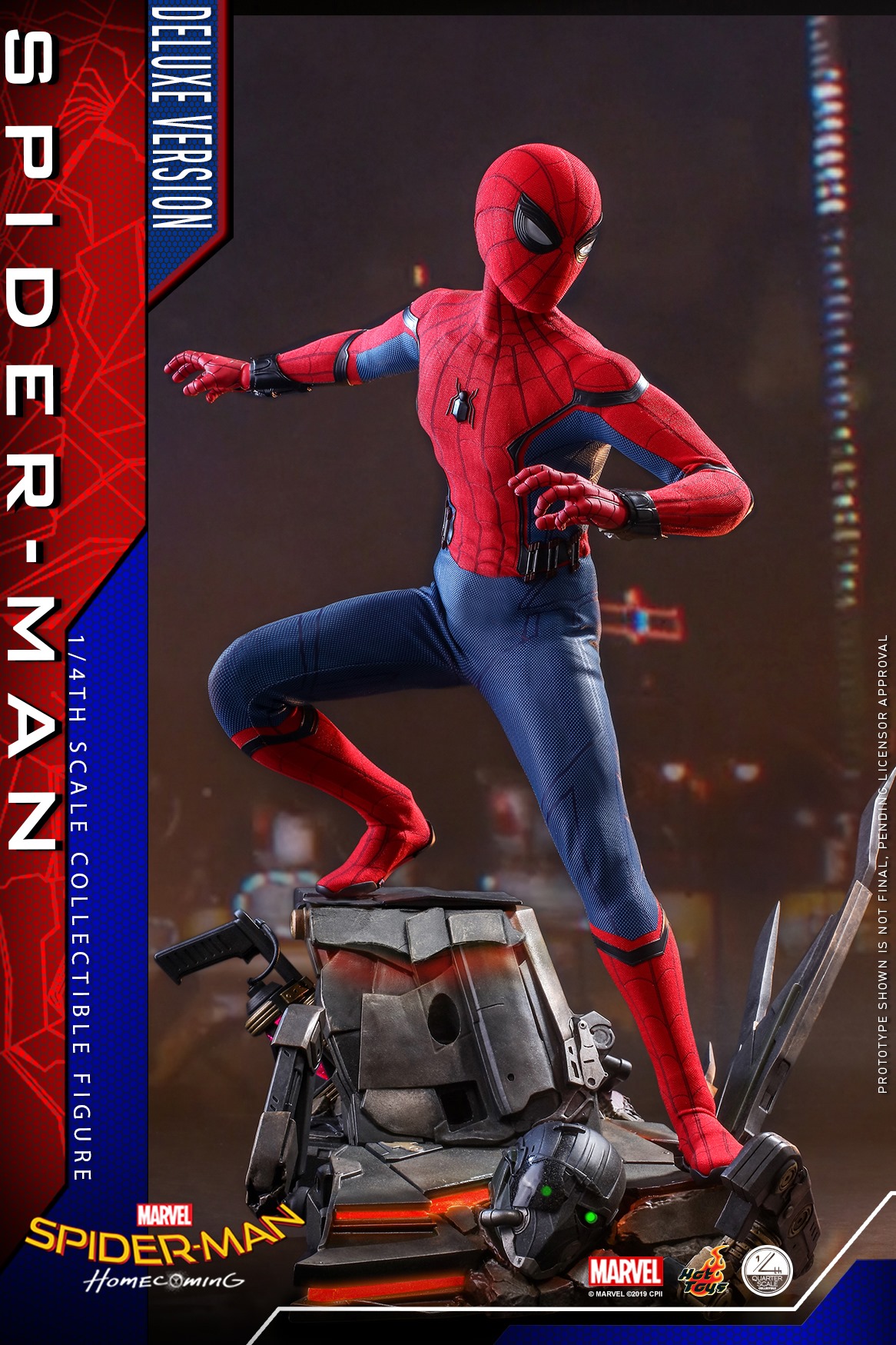 "Pre-Order" Hot Toys Spider-Man: Homecoming - 1/4th scale Spider-Man Collectible Figure (Deluxe Version)
